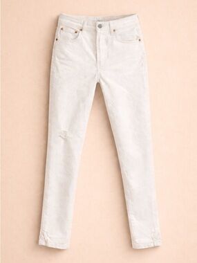 NWOT Citizens Of Humanity Jolene High Rise White Skinny Jeans-Size 25
